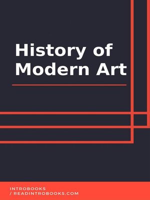 cover image of History of Modern Art